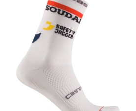 Vớ Castelli Rosso Corsa Pro 15 Socks Quikstep