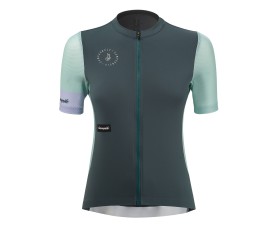 Áo nữ Campagnolo BS Race Woman Jersey - Green/Lillac