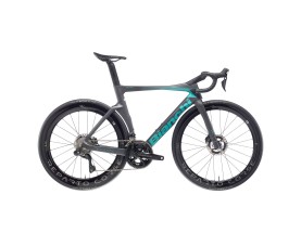 Sườn Bianchi Oltre RC Disc Carbon ZW - Carbon UD / Metallic Celeste – full MATT