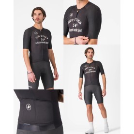 Áo Castelli Giro Vintage Nera 34 Jersey