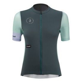 Áo nữ Campagnolo BS Race Woman Jersey - Green/Lillac