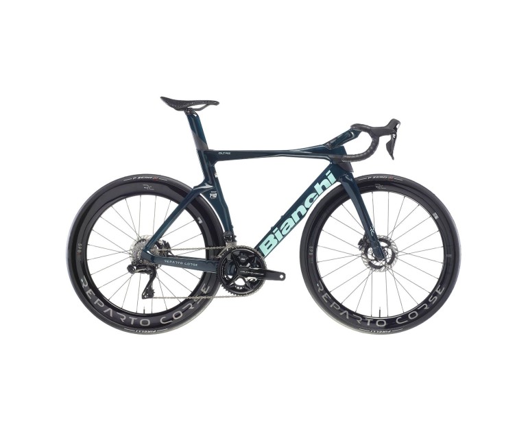 Xe Bianchi Oltre RC 140th Dura Ace Di2,JJ - Inked dark Celeste/Carbon UD - CK16 Full Glossy